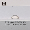 Искусственные бриллианты огранки «ИЗУМРУД» 3,06 карата H 3 карата искусственные бриллианты EX VG