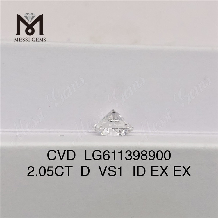Лабораторный бриллиант весом 2 карата D VS1 ID Brilliance for Designers丨Messigems CVD LG611398900