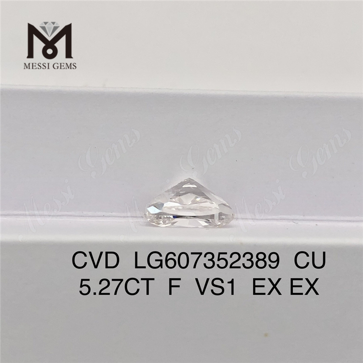 Подушка 5.27CT F VS1 CVD Loose Diamond Сертифицированная IGI устойчивая элегантность 丨Messigems CVD LG607352389