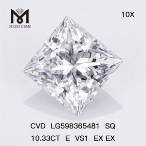 Алмаз 10,33 карата E VS1 EX EX SQ, выращенный в лаборатории CVD-алмазом при оптовой покупке, ваше конкурентное преимущество LG598365481 