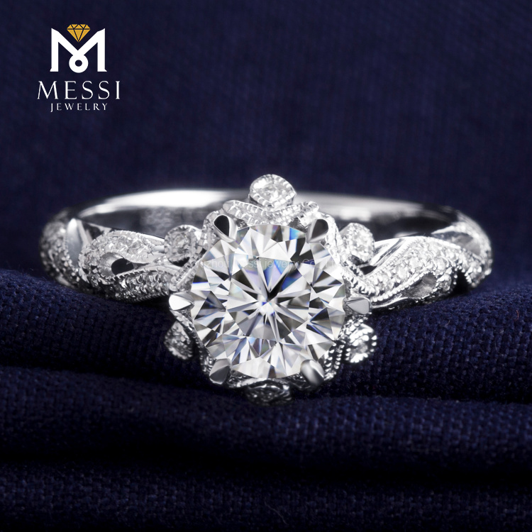 Обручальное кольцо с бриллиантом 18 карат для женщин
