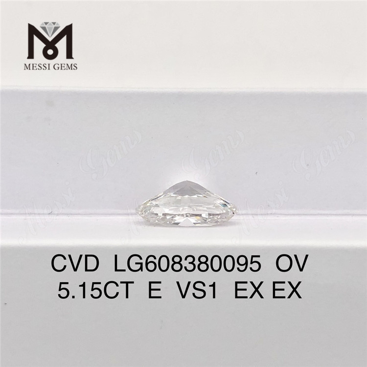 Сертификат на бриллиант 5 карат igi OV E VS1 для розничной торговли CVD LG608380095丨Messigems 