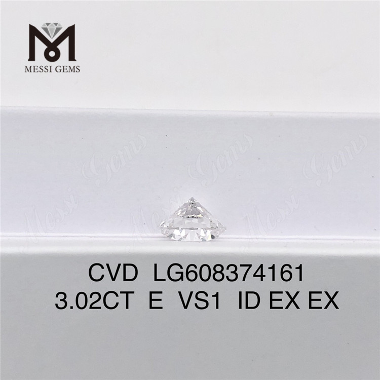 Цена на бриллиант CVD 3,02 карата E VS1 весом 3 карата для реселлеров и дизайнеров ювелирных изделий 丨Messigems LG608374161