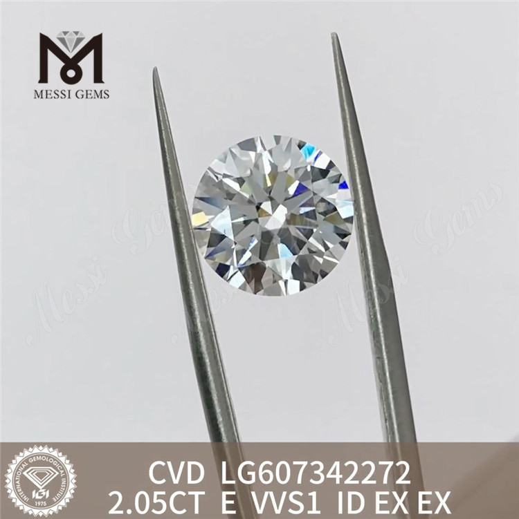 Бриллианты 2,05 карата класса IGI E VVS1 CVD-бриллиант, раскрывающий красоту 丨Messigems LG607342272 