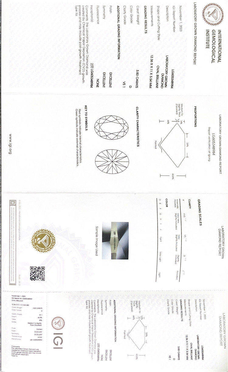 Сертификат IGI на бриллиант