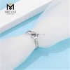 Горячая продажа 18-каратного позолоченного стерлингового серебра 925 ювелирных изделий из муассанита бриллиантовое обручальное кольцо