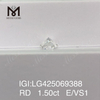 1,50 карата Лабораторный бриллиант E/VS1 VG 1,5 карата Круглый 