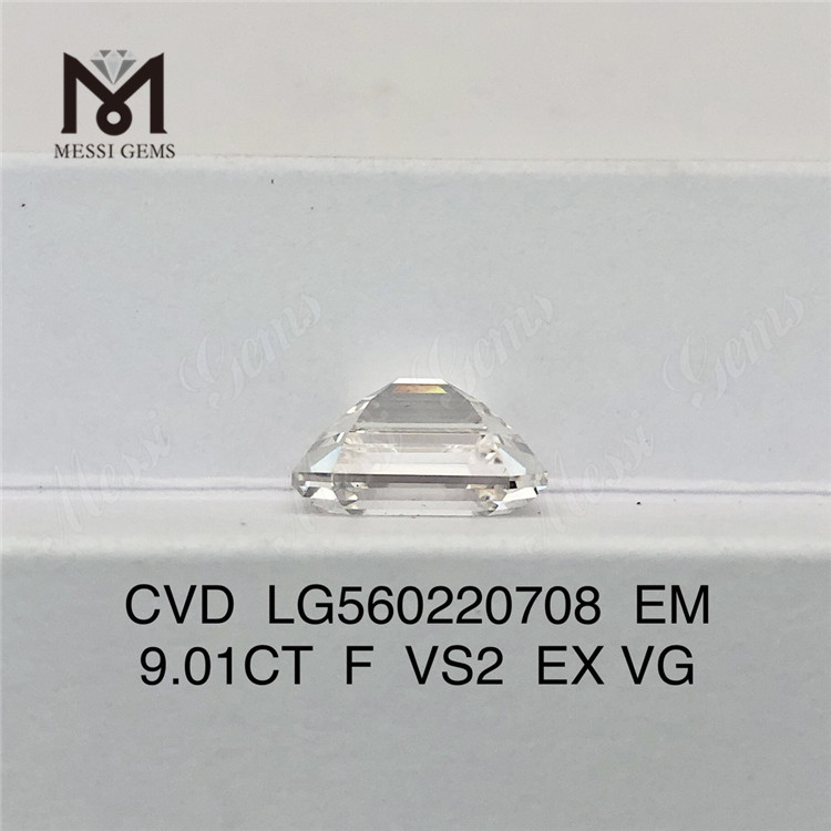 9.01CT F VS2 EX VG крупнейший выращенный в лаборатории бриллиант CVD EM IGI заводская цена