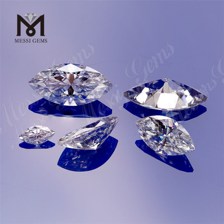 Маркиза форма 1 ~ 10 мм бриллиантовой огранки белый DEF цвет свободный муассанит оптовая цена