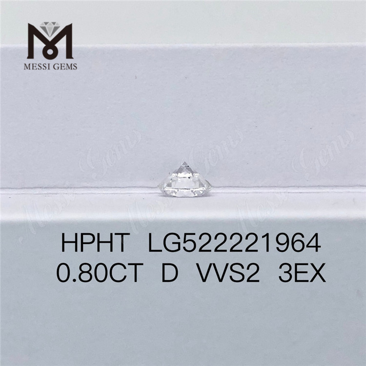Синтетический бриллиант бриллиантовой огранки DEF 0,8 карата Лабораторно выращенный бриллиант D VVS2 3EX Цена за карат
