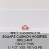1,14 карат Необычные розовые россыпные синтетические бриллианты SQ HPHT Алмаз оптовая цена LG529269778
