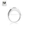 Новый дизайн ювелирных изделий из стерлингового серебра 925 пробы DEF Муассанит Мужские кольца для мужчин
