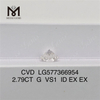 Бриллианты весом 2,79 карата G VS1 ID, выращенные в лаборатории CVD, сертифицированные IGI, устойчивая роскошь 丨Messigems LG577366954 
