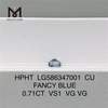 0,71 карата VS1 VG VG CU FANCY BLUE The Blue Hpht Diamond LG586347001