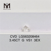 3,45 карата G VS1 3EX Раскройте свой творческий потенциал с выращенными в лаборатории бриллиантами CVD LG563208464 丨Messigems