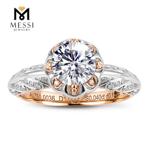 Новый дизайн женские модные украшения для вечеринок halo свадебное кольцо с бриллиантом
