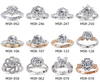 Новый дизайн женские модные украшения для вечеринок halo свадебное кольцо с бриллиантом