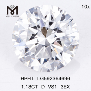 Производство бриллиантов 1,18 карата D VS1 3EX Hthp, производство бриллиантов HPHT LG592364696