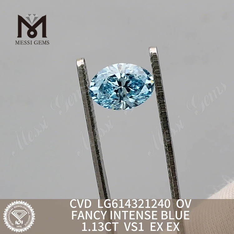 Бриллиант FANCY INTENSE BLUE 1,13 карата vs1, выращенный в лаборатории, онлайн LG614321240丨Messigems