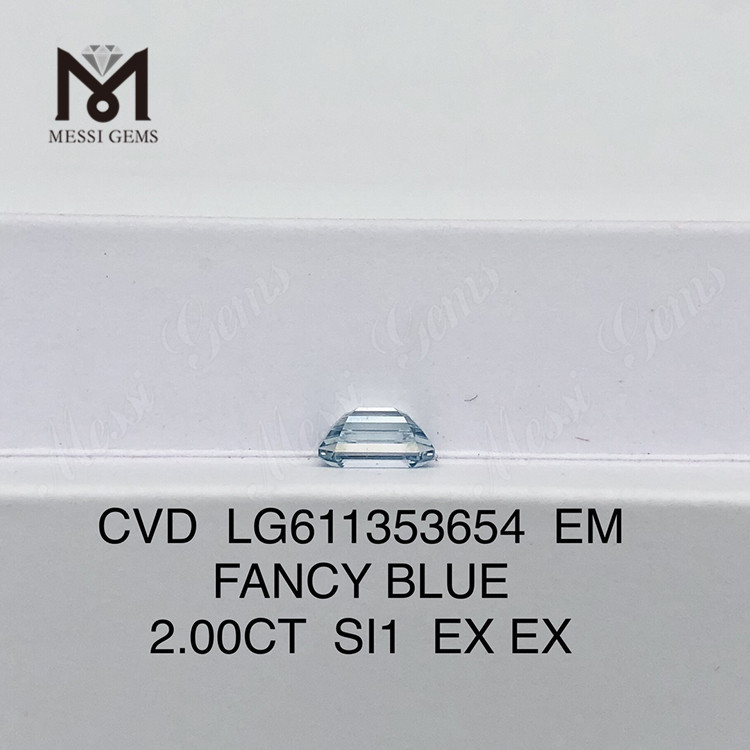 Бриллиант Cvd 2,00 карата SI1 EM FANCY BLUE Цена за карат Цена LG611353654 