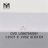 Бриллиант 1,01 карата E VVS2, выращенный в лаборатории CVD для ювелирных изделий на заказ 丨Messigems LG607342291 