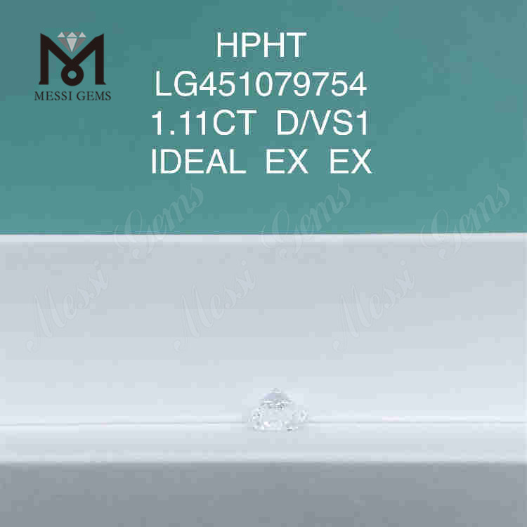 1,11 карат D/VS1 лабораторный бриллиант IDEAL EX EX 