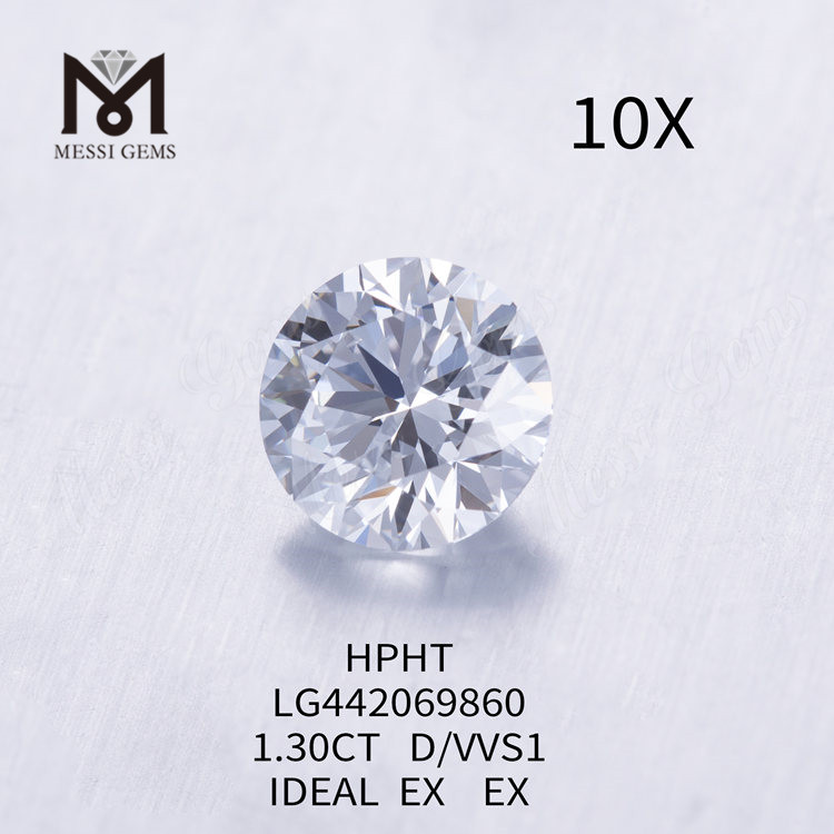1,30 карат D VVS1lab выращенный бриллиант IDEAL круглые россыпью синтетические бриллианты