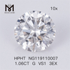 HPHT 1.06CT G VS1 3EX Выращенный в лаборатории алмазный камень