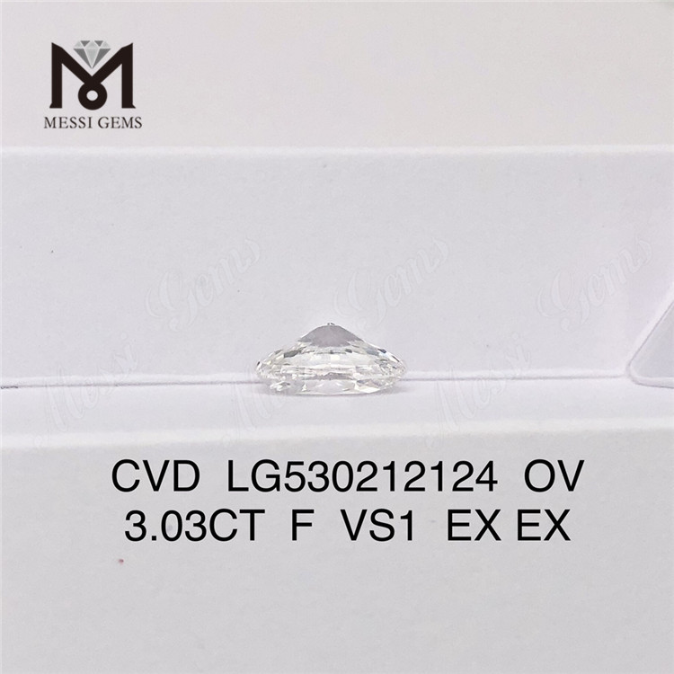 Сертификат IGI на бриллиант 3,03 карата F VS1 OVAL CVD 