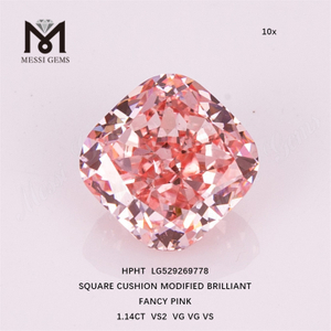 1,14 карат Необычные розовые россыпные синтетические бриллианты SQ HPHT Алмаз оптовая цена LG529269778