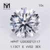 1.13ct E VVS2 3EX Круглый искусственный бриллиант 3EX искусственный алмазный камень