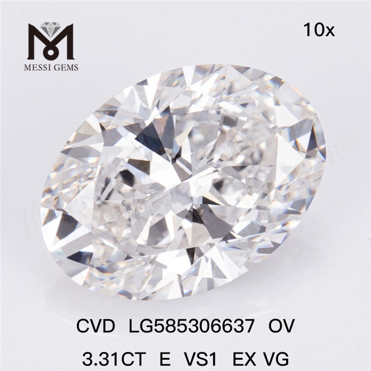 3.31CT E VS1 EX VG OV лучшая алмазная лаборатория CVD LG585306637