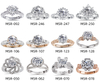 18-каратное настоящее золото AU750 1ct обручальные кольца с бриллиантами для женщин