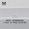 Бриллиант E VVS2 ID 1,72 карата, rd hpht, экологически чистый, роскошный, Messigems LG598385350