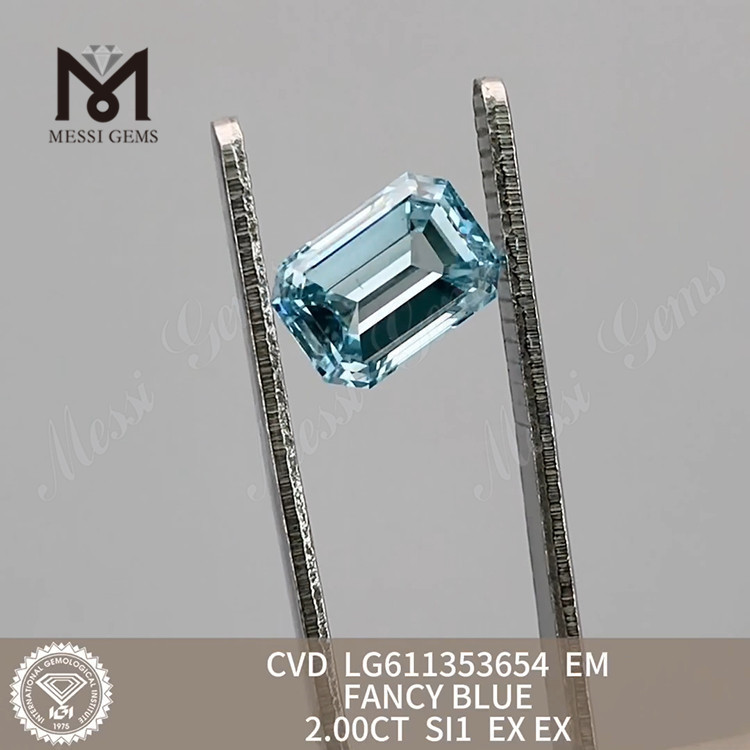 Бриллиант Cvd 2,00 карата SI1 EM FANCY BLUE Цена за карат Цена LG611353654 
