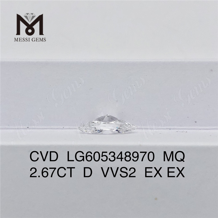 Бриллианты весом 2,67 карата D VVS2, сертифицированные IGI mq Sustainable Luxury丨Messigems LG605348970