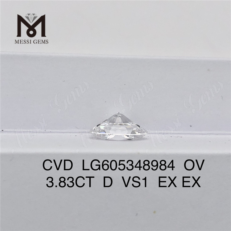 Бриллианты весом 3,83 карата D VS1 OVAL, сертифицированные CVD IGI Bulk Brilliance丨Messigems LG605348984