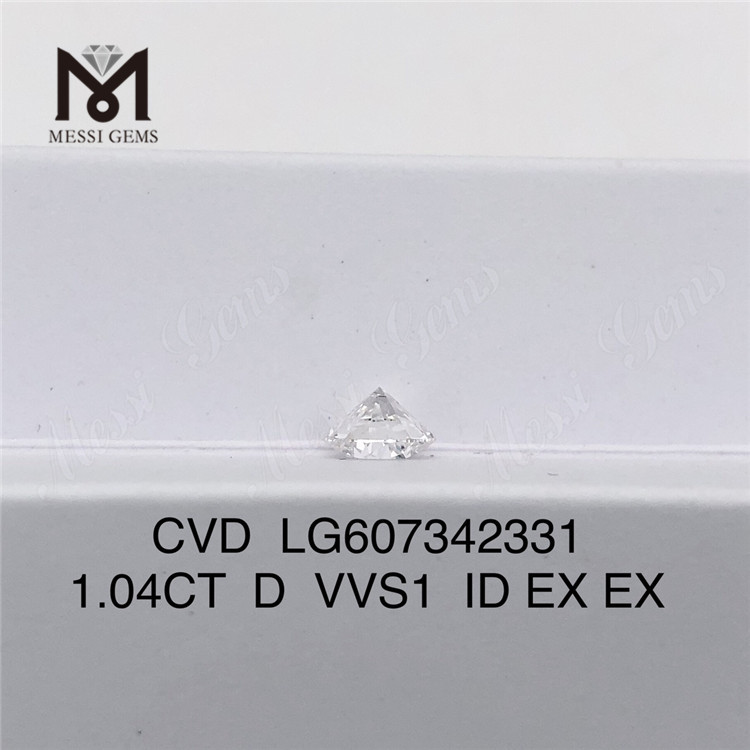  Цена за карат бриллианта 1,04 карата D VVS1, выращенного в лаборатории, CVD丨Messigems LG607342331