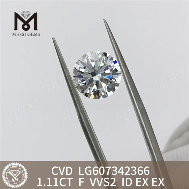  Цена на лабораторный CVD-алмаз 1,11 карата F VVS2 за карат Brilliance丨Messigems LG607342366