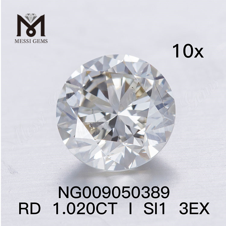 I Color Loose Gemstone Synthetic Diamond 1.020ct SI1 RD Форма