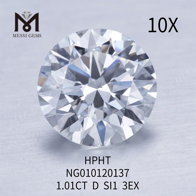 D драгоценный камень россыпью синтетический бриллиант 1,01 карат I SI EX огранка