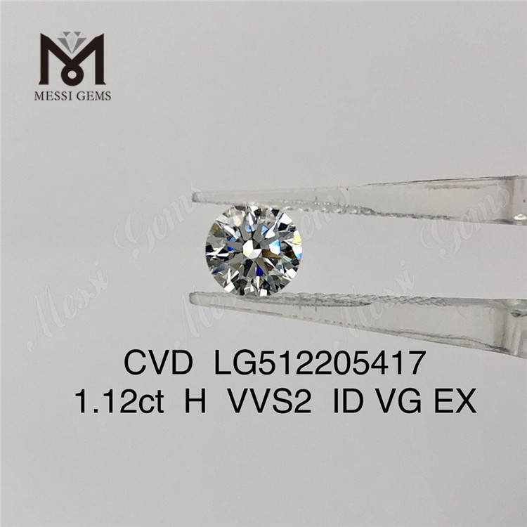 Лабораторные бриллианты H 1.12ct vvs россыпью искусственных бриллиантов в продаже