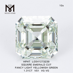 Бриллианты, выращенные в лаборатории HPHT, 1,31 карата, оптовая цена, созданный в лаборатории бриллиант огранки Ашер