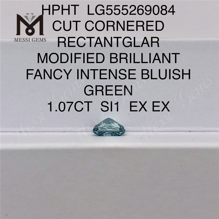 Лабораторный выращенный в лаборатории бриллиант RECTANTGLAR SI1 EX EX HPHT 1,07 карата LG555269084 