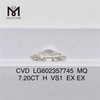 Бриллианты CVD 7,20 карата H VS1 EX EX MQ 7 карат LG602357745 оптом