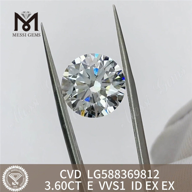 Бриллиант Igi Diamond E VVS1 CVD весом 3,6 карата, экологически чистая роскошь 丨Messigems LG588369812