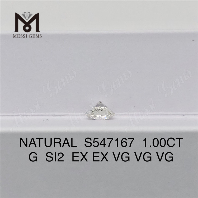1,00 карата G SI2 EX EX VG VG VG Найдите свой идеальный природный бриллиант, раскройте блеск S547167丨Messigems