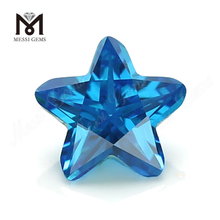 сапфировая звезда в форме кубического циркония камни 7 * 7 мм CZ свободные драгоценные камни