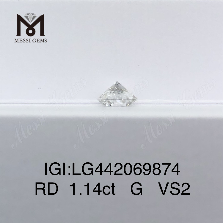 1,14 карата VS выращенный в лаборатории бриллиант Круглые синтетические бриллианты BRILLIANT россыпью G IDEAL 