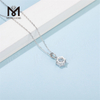 Классический дизайн подвески Messi Gems из серебра 925 пробы для женщин